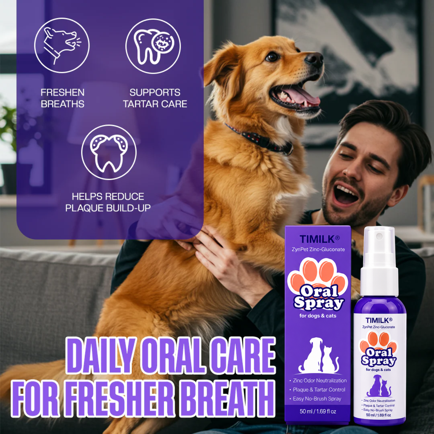Oral Spray for dogs & cats