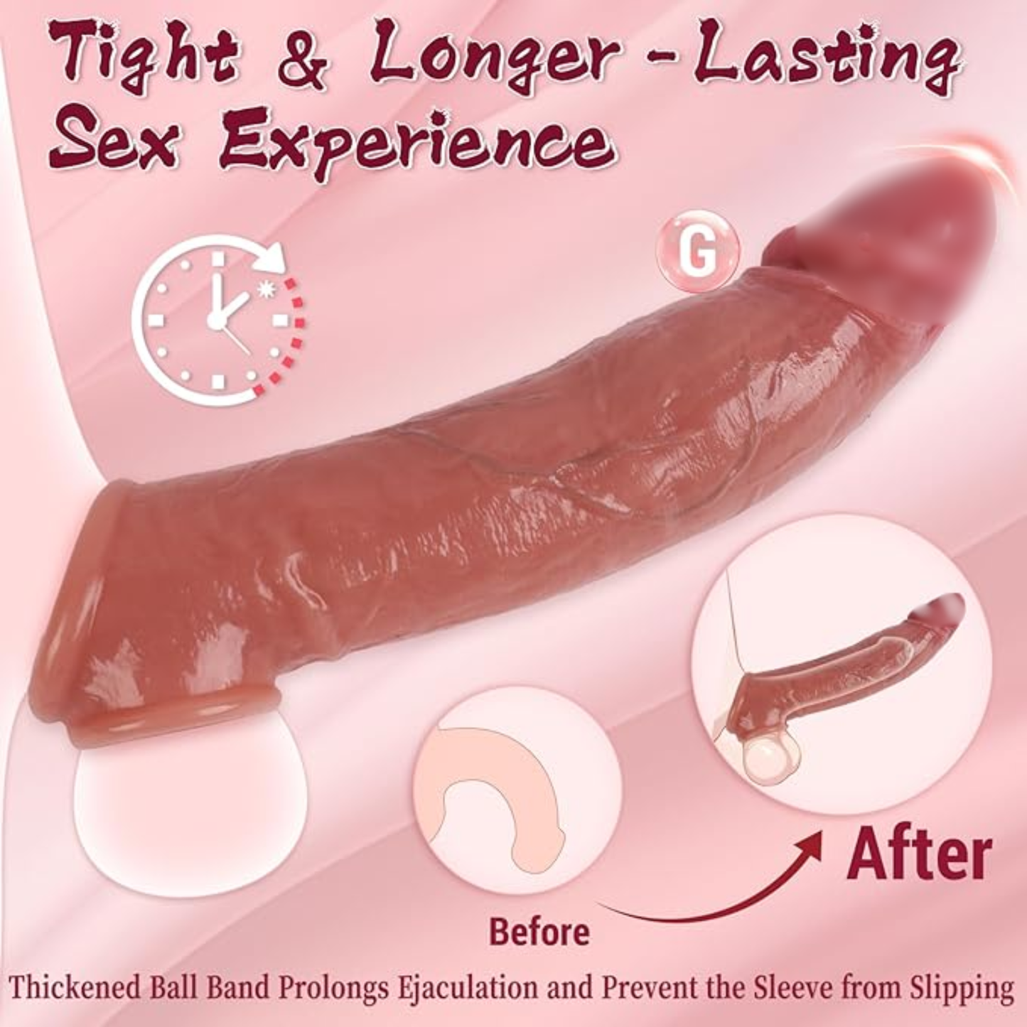 RealTouch Silicone Extension Sleeve(For Men)