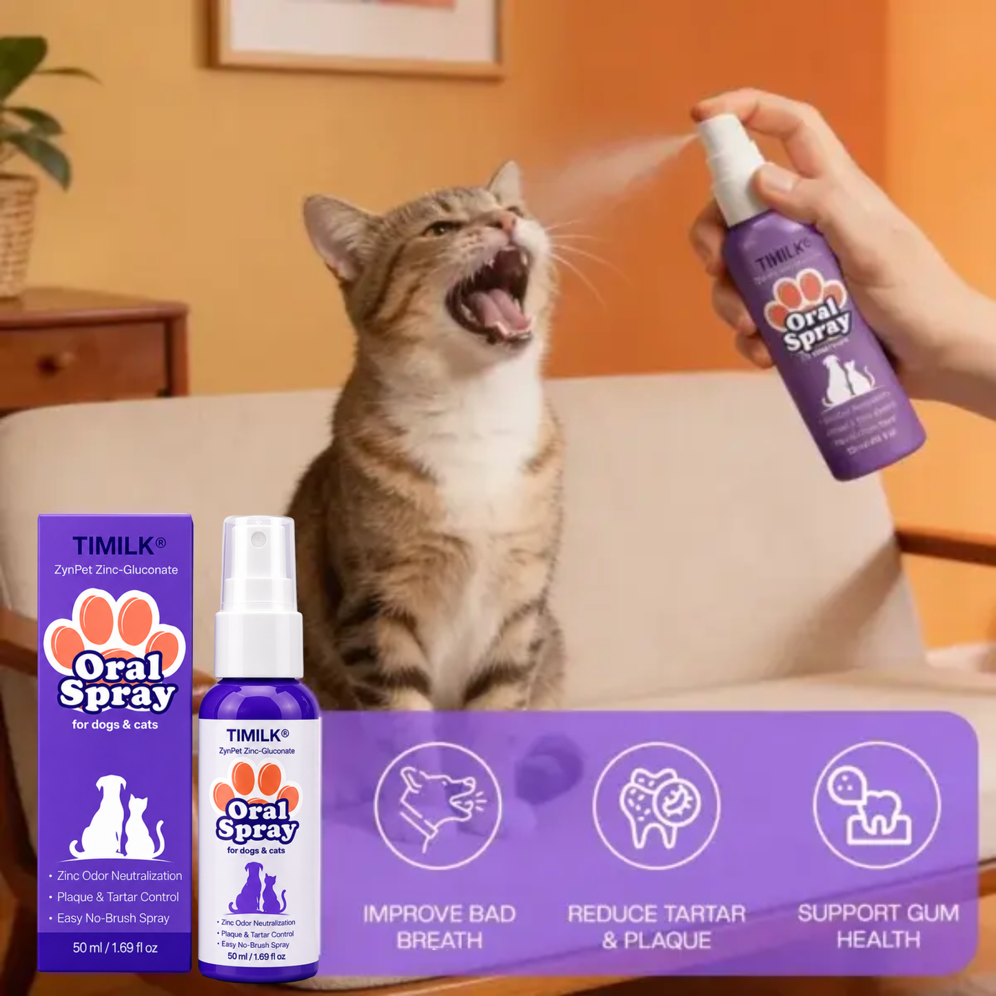 Oral Spray for dogs & cats
